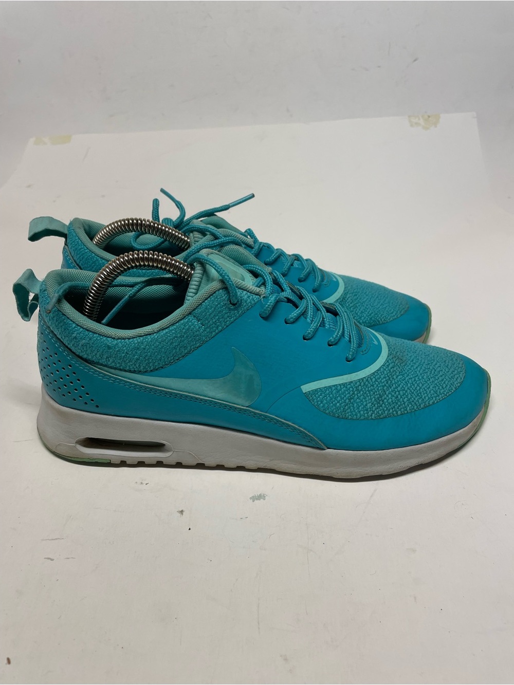 Nike Air Max Thea Running Shoes 599409-303 Turquoise Teal Women Size US 9.5